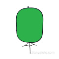 Sfondo schermo verde a doppia faccia pieghevole 150x200cm